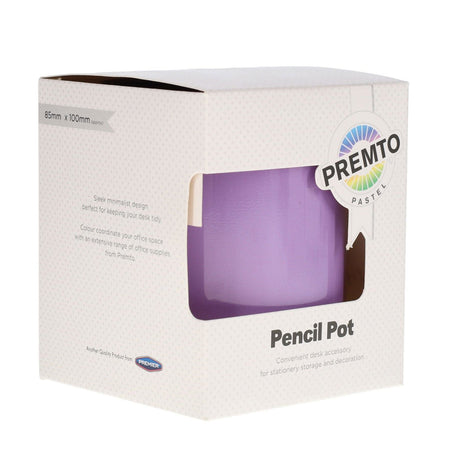 Premto Pastel Tin Pencil Pot - Wild Orchid