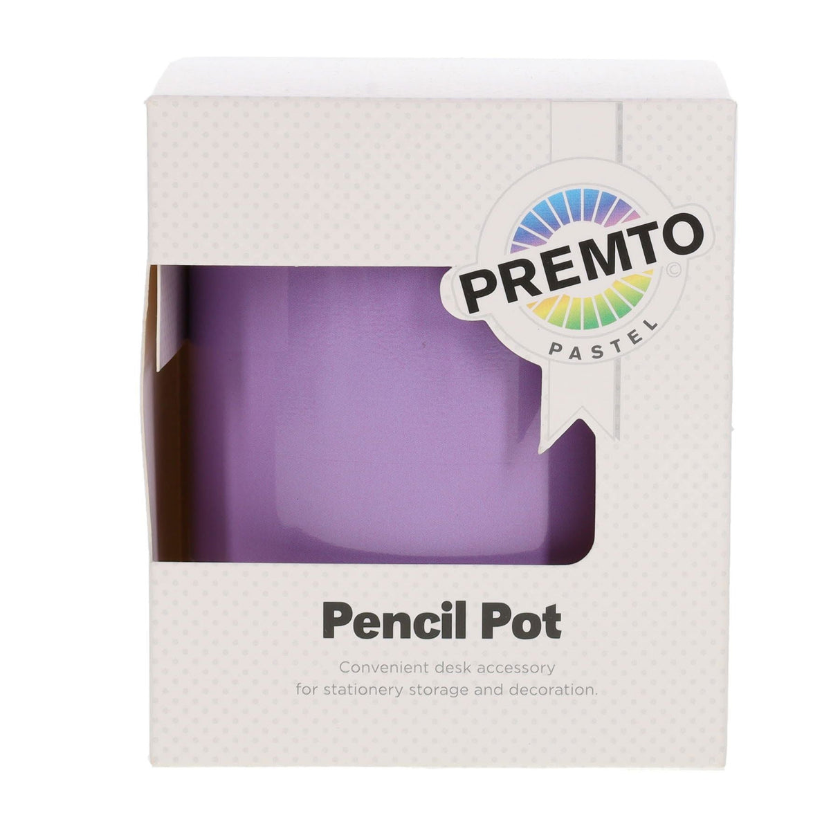 Premto Pastel Tin Pencil Pot - Wild Orchid | Stationery Shop UK