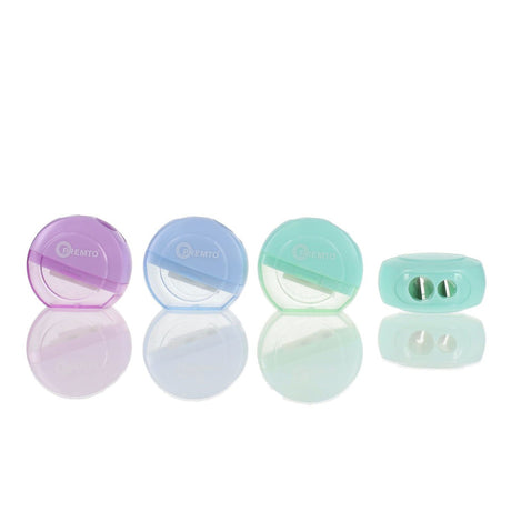 Premto Pastel Twin Hole Sharpener - Round - Mint Magic