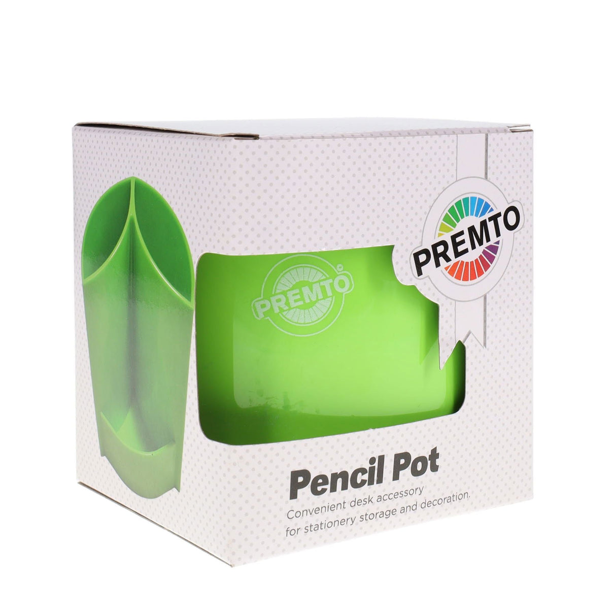 Premto Pen Pot - Caterpillar Green | Stationery Shop UK