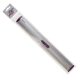 Premto S1 Aluminum Ruler With Grip 30cm - Grape Juice