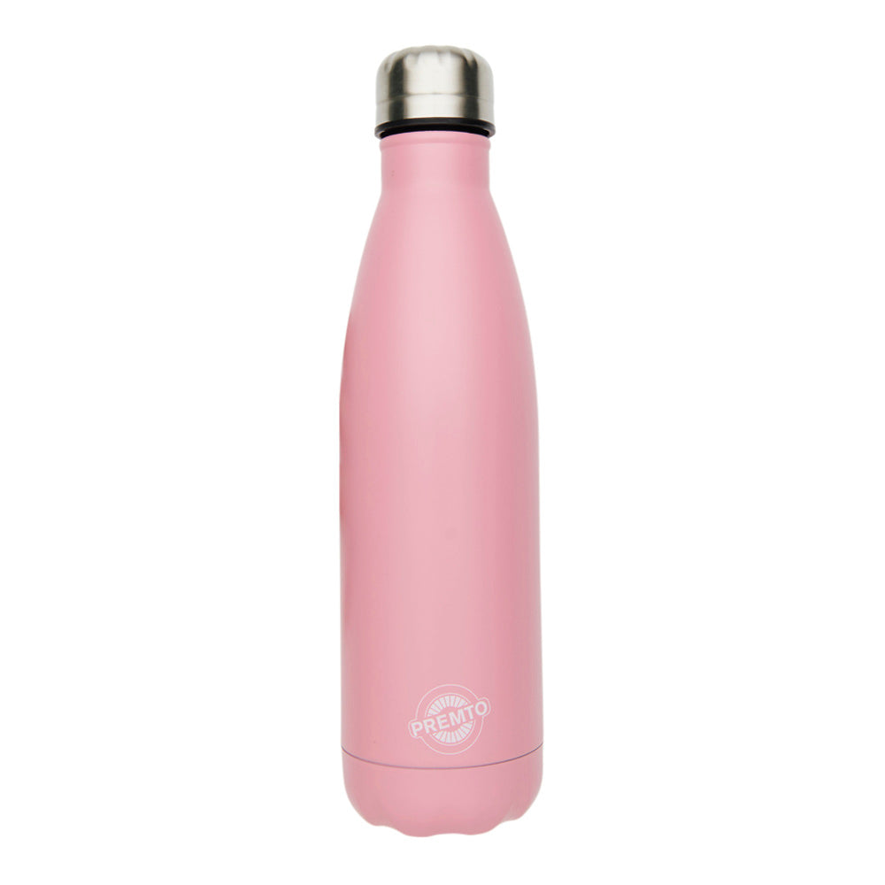 Premto Snack Box & Stainless Steel Bottle - Pastel - Pink Sherbet | Stationery Shop UK