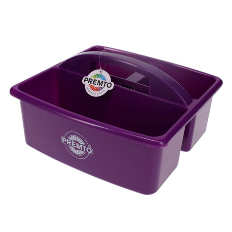 Premto Storage Caddy - 235x225x130mm - Grape Juice Purple | Stationery Shop UK