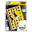 Pro:Form Self Adhesive Multi-Purpose Labels - 3.81x6.35cm - 21 Labels per Sheet - 25 Sheets