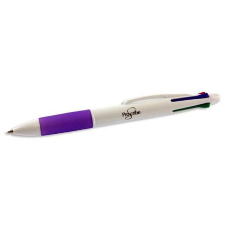 Pro:Scribe 4-in-1 Ballpoint Pen - Purple Grip