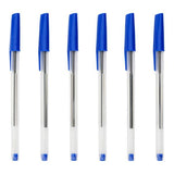 Pro:Scribe Ballpoint Pens - Blue Ink - Pack of 6