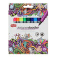 Pro:Scribe Design Doodler Watercolour Markers - Pack of 10