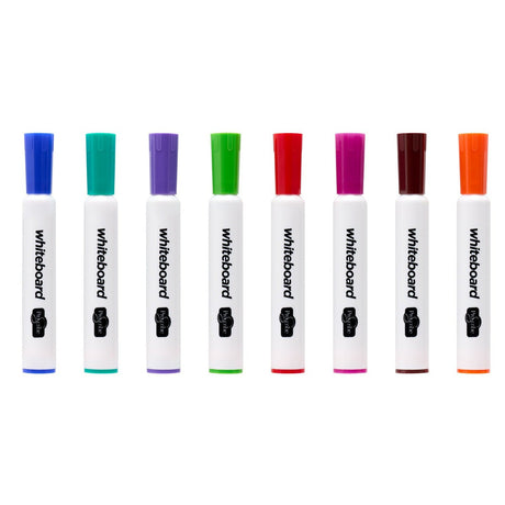 Pro:Scribe Dry Wipe Whiteboard Markers Intense - Pack of 8