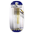 Pro:Scribe Gelpoint Script Gel Pens - Silver & Gold - Pack of 4