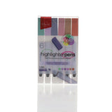 Pro:Scribe Pastel Highlighter Pens - Pack of 6-Highlighters-Pro:Scribe|StationeryShop.co.uk