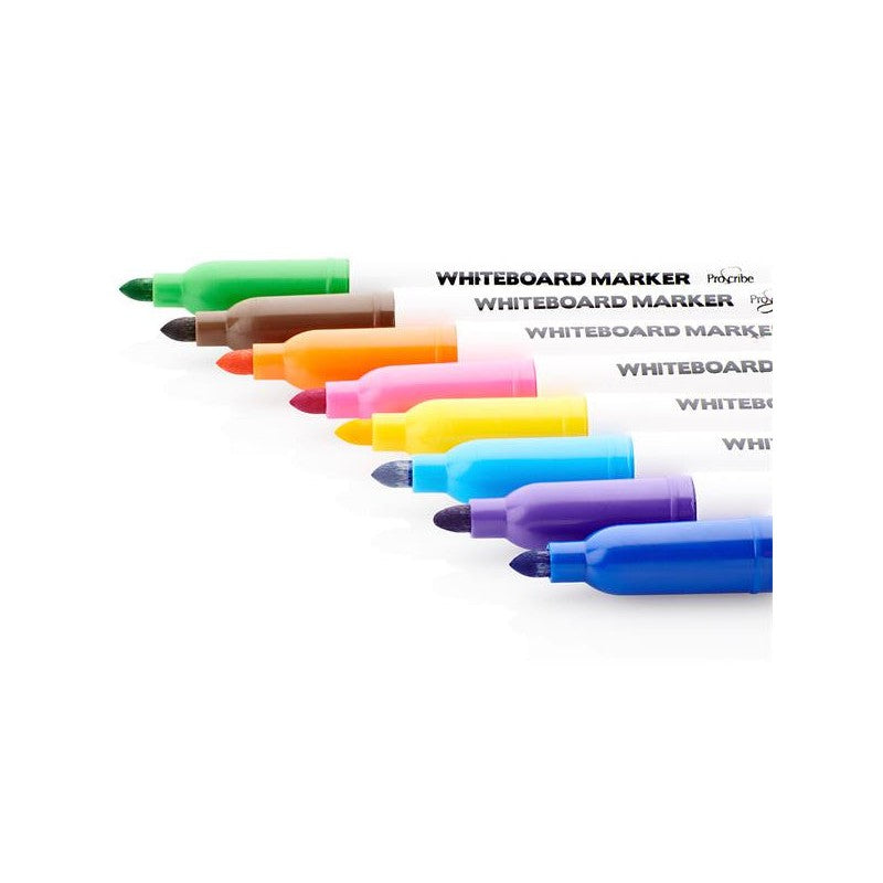 Pro:Scribe Whiteboard Markers - Pack of 8 | Stationery Shop UK