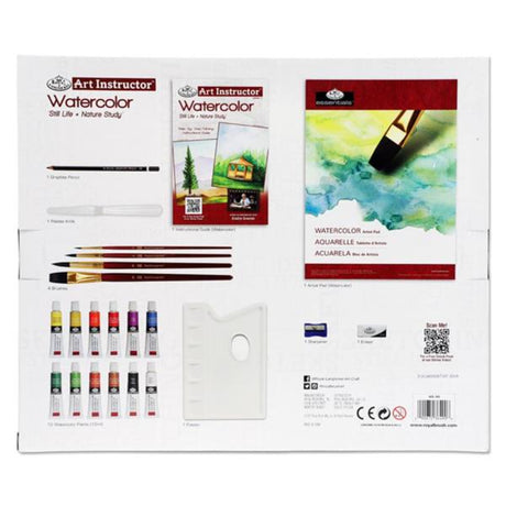 Royal & Langnickel Art Instructor 2 Project Art Set - Watercolour - 23 Pieces