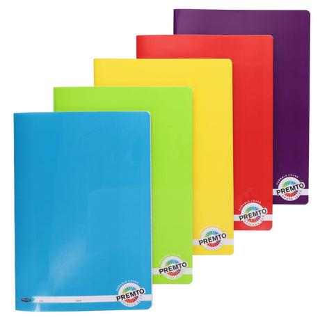 Premto Multipack | A4 Durable Cover Manuscript Book - 120 Pages - Pack of 5