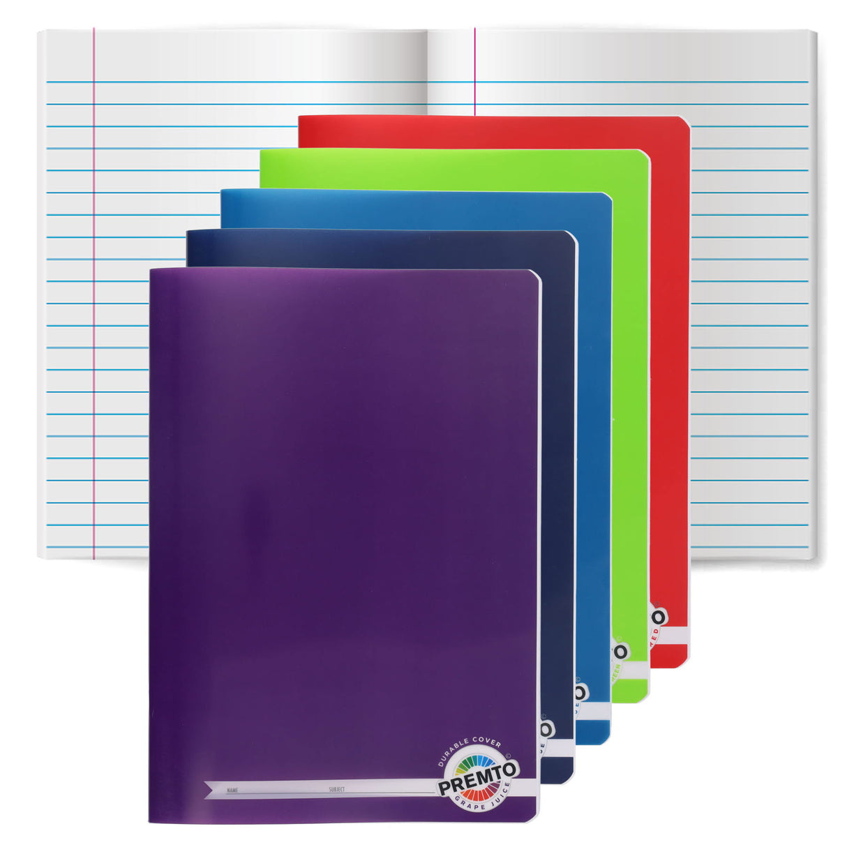 Premto A4 Durable Cover Manuscript Book - 160 Pages - Printer Blue