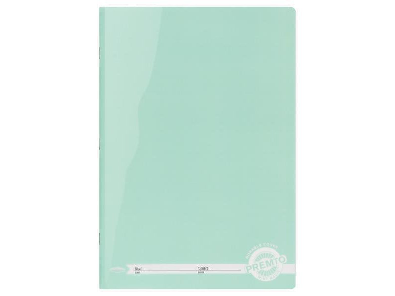 Premto Pastel A4 Durable Cover Manuscript Book - 120 Pages - Mint Magic Green