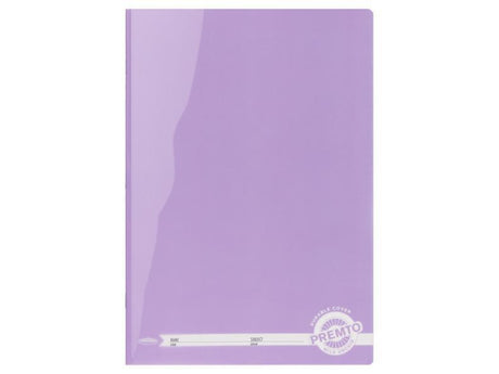 Premto Pastel A4 Durable Cover Manuscript Book - 120 Pages - Wild Orchid Purple