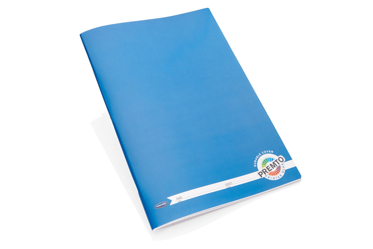 Premto A4 Durable Cover Manuscript Book - 120 Pages - Printer Blue