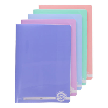 Premto Pastel Multipack | A4 Durable Cover Manuscript Book - 160 Pages - Pack of 5