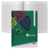 Student Solutions A4 5mm Squared Paper Durable Cover Maths Project Copy Book - 120 Pages