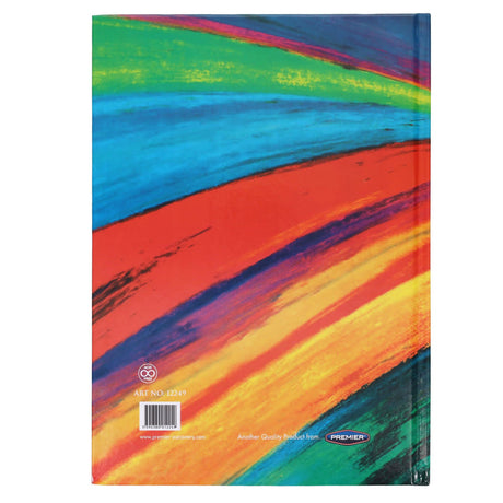 Premier A4 Hardcover Notebook - 160 Pages - Rainbow