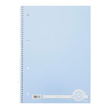 Premto Pastel A4 Spiral Notebook - 160 Pages -Cornflower Blue