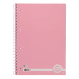 Premto Pastel A4 Spiral Notebook - 320 Pages - Pink Sherbet
