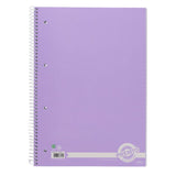 Premto Pastel A4 Spiral Notebook - 320 Pages - Wild Orchid