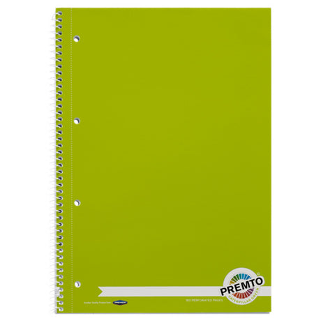 Premto A4 160Pg Spiral Notebook S1 - Pack of 5