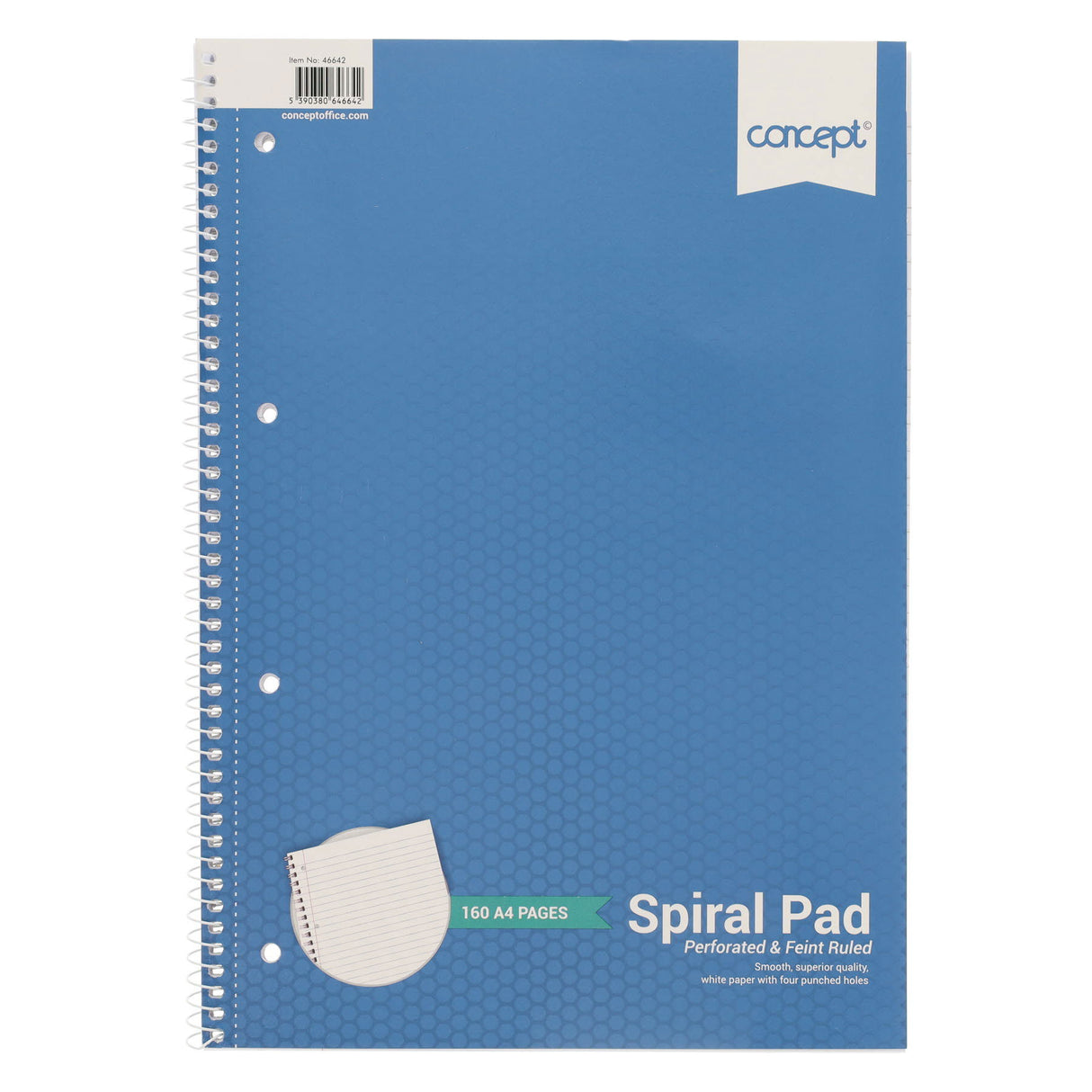 Concept A4 Spiral Notebook - 160 Pages