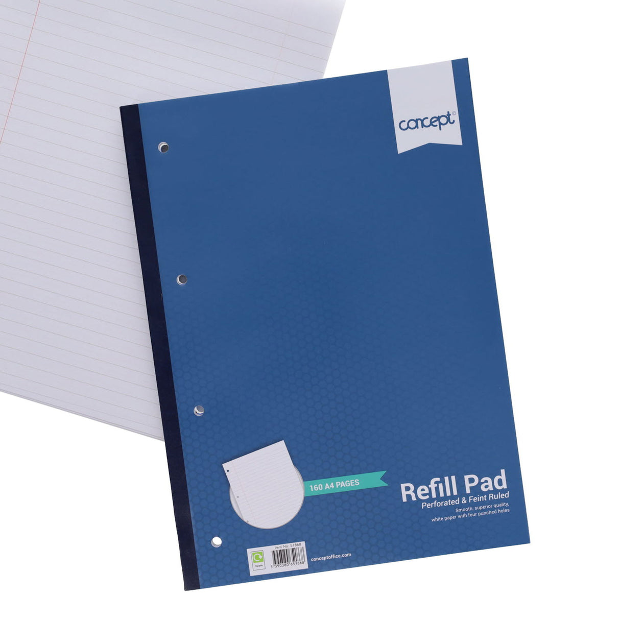 Concept A4 Side Bound Refill Pad - 160 Pages