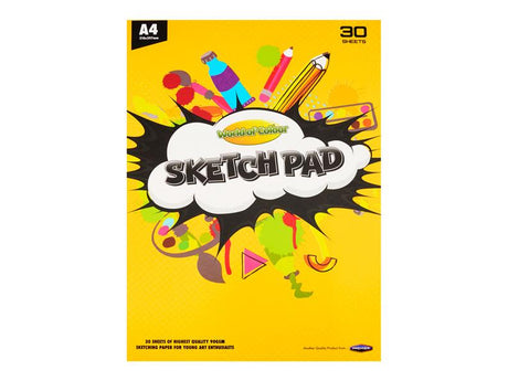 World of Colour A4 Sketchpad - 90 gsm - 30 Sheets