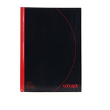 Premier A4 Hardcover Notebook - 80gsm - Red & Black - 384 Pages