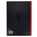 Premier A4 Hardcover Notebook - 80gsm - Red & Black - 384 Pages