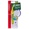 Stabilo Easy Original Ballpoint Pen Green - Left Handed with Blue Ink