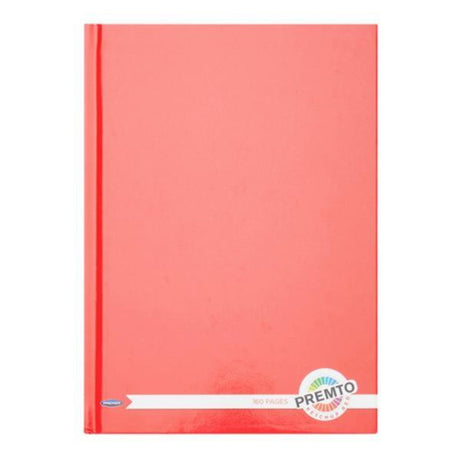 Premto A5 Hardcover Notebook - 160 Pages - Ketchup Red