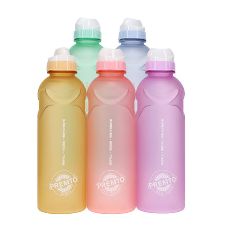 Premto 500ml Stealth Soft Touch Bottle - Pastel - Pink Sherbet