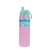 Smash Steel Shell Sipper Bottle - 700ml - Pink