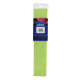 Icon Crepe Paper - 17gsm - 50cm x 250cm - Lime Green