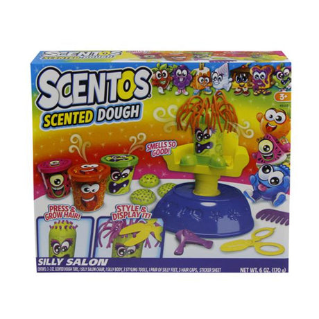 Scentos Scented Dough - Silly Salon - 10 Pieces-Play Sets ,Modelling Dough-Scentos|StationeryShop.co.uk