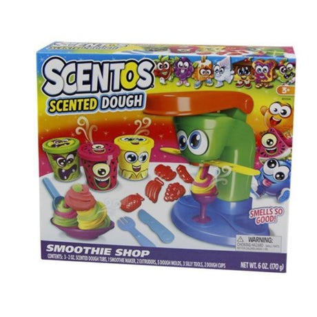 Scentos Scented Dough - Smoothe Shop - 16 Pieces-Play Sets-Scentos | Buy Online at Stationery Shop