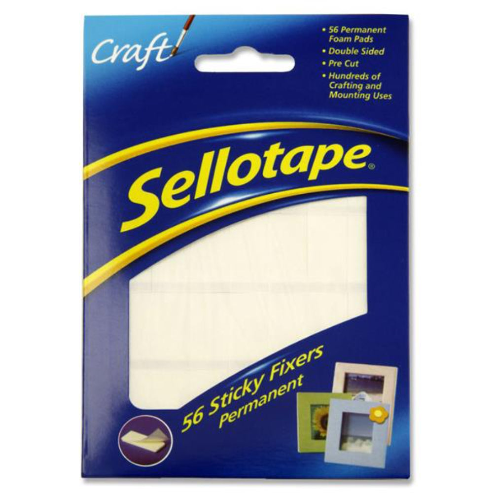 Sellotape Sticky Fixers - Pack of 56 | Stationery Shop UK