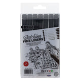 Sketching Fineliner Pens - Pack of 7 | Stationery Shop UK