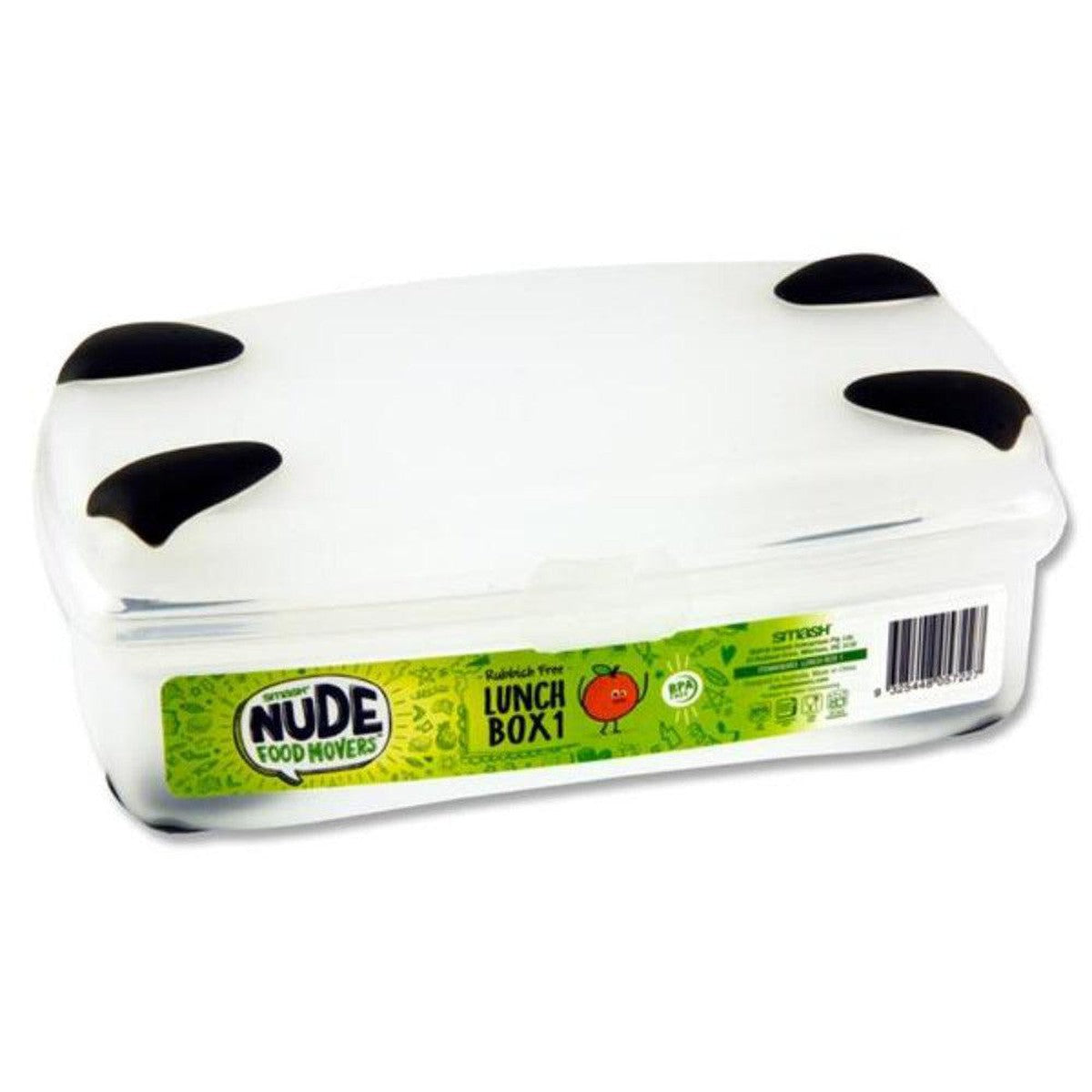 Smash Nude Food Movers Rubbish Free Lunchbox - 1.4 litre - Black