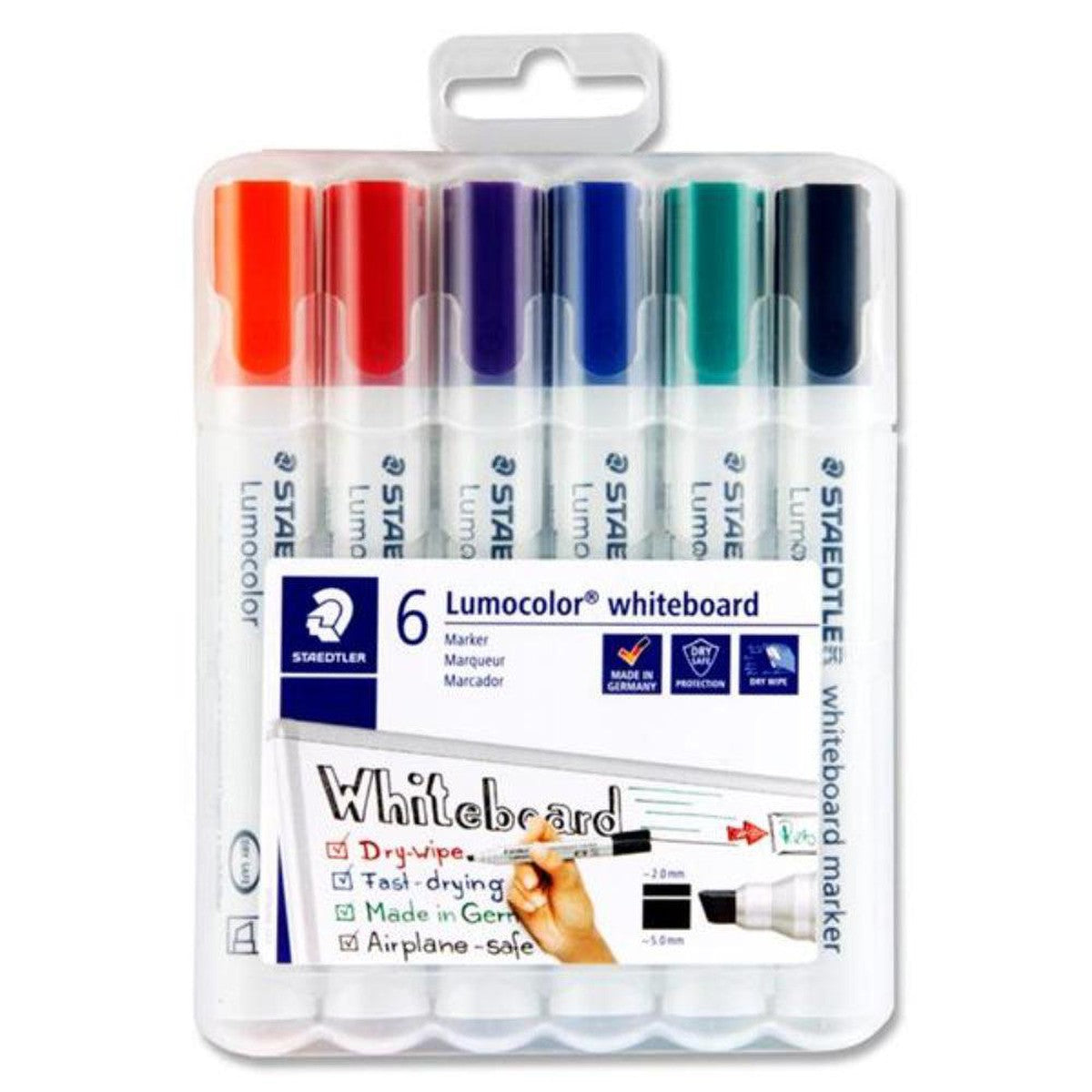 Staedtler Lumocolor Whiteboard Markers - Pack of 6