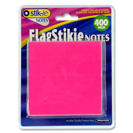 Stik-ie 400 Sheets FlagStikie Notes - 5 Colour Rainbow | Stationery Shop UK