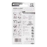 Stik-ie Removable Hook & Loop Tabs - 16X48mm - Pack of 12 | Stationery Shop UK