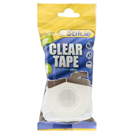 Stik-ie Tape Rolls 30m x 19mm - Clear - Pack of 2 | Stationery Shop UK
