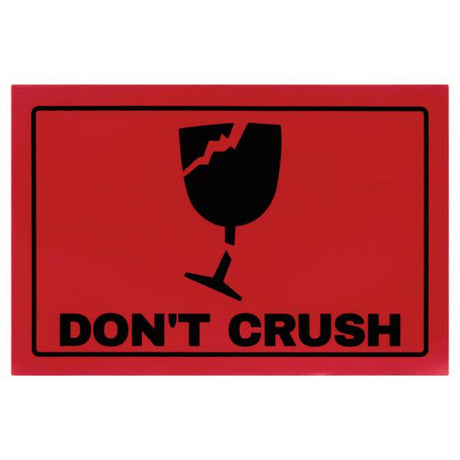 Stik.Ie Self Adhesive Labels ''Warnings! - Don't Crush'' - 200 pieces | Stationery Shop UK