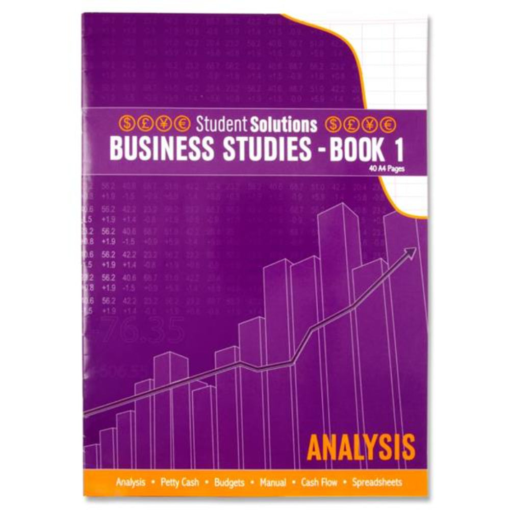 Student Solutions A4 Business Studies - 40 Pages - Book 1-Subject & Project Books-Student Solutions|StationeryShop.co.uk