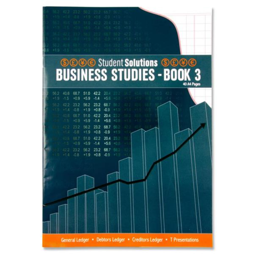 Student Solutions A4 Business Studies - 40 Pages - Book 3 | Stationery Shop UK